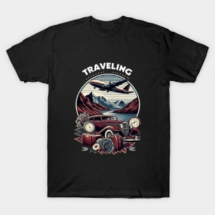 Traveling Old School T-Shirt